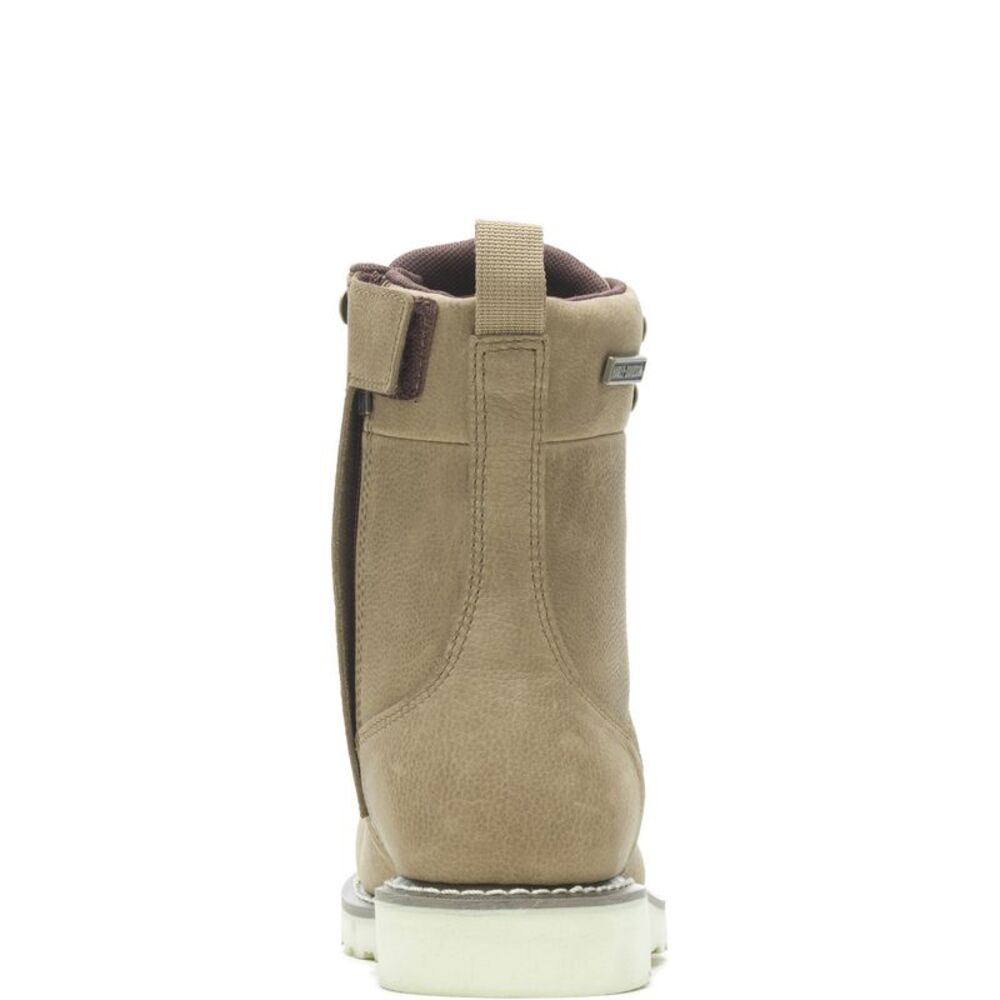 Harley-Davidson Womens Denway 7" Beige Boots (NWT) - Picture 6 of 7